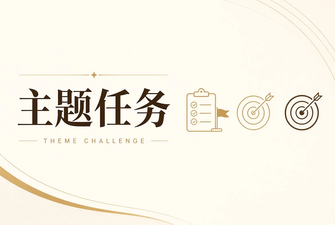 每日大赛主题挑战导览